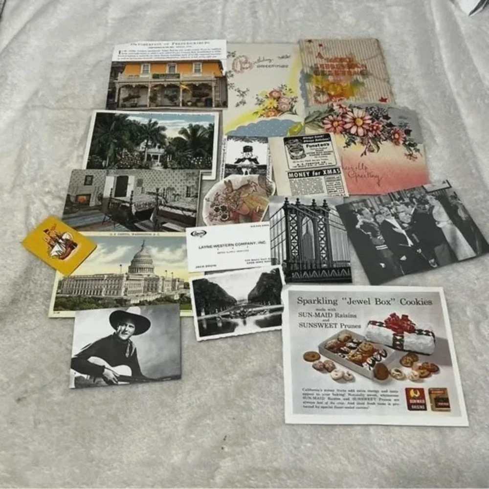 50+ piece Ephemera Lot 16 Collage Crafting Junk Journals Scrapbooking